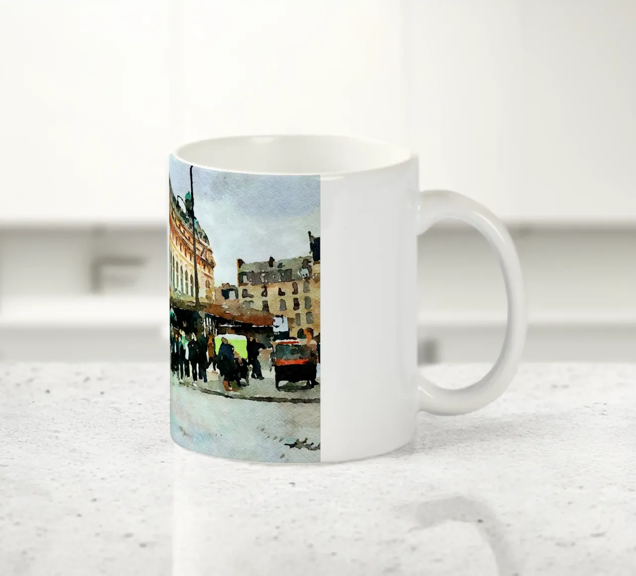 A Parigi tazza in ceramica da Massimo Frascogna