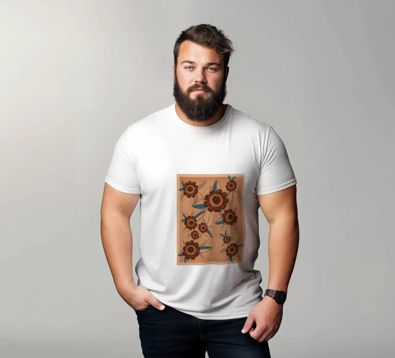 Flores y flores t-shirt da Beeeplan