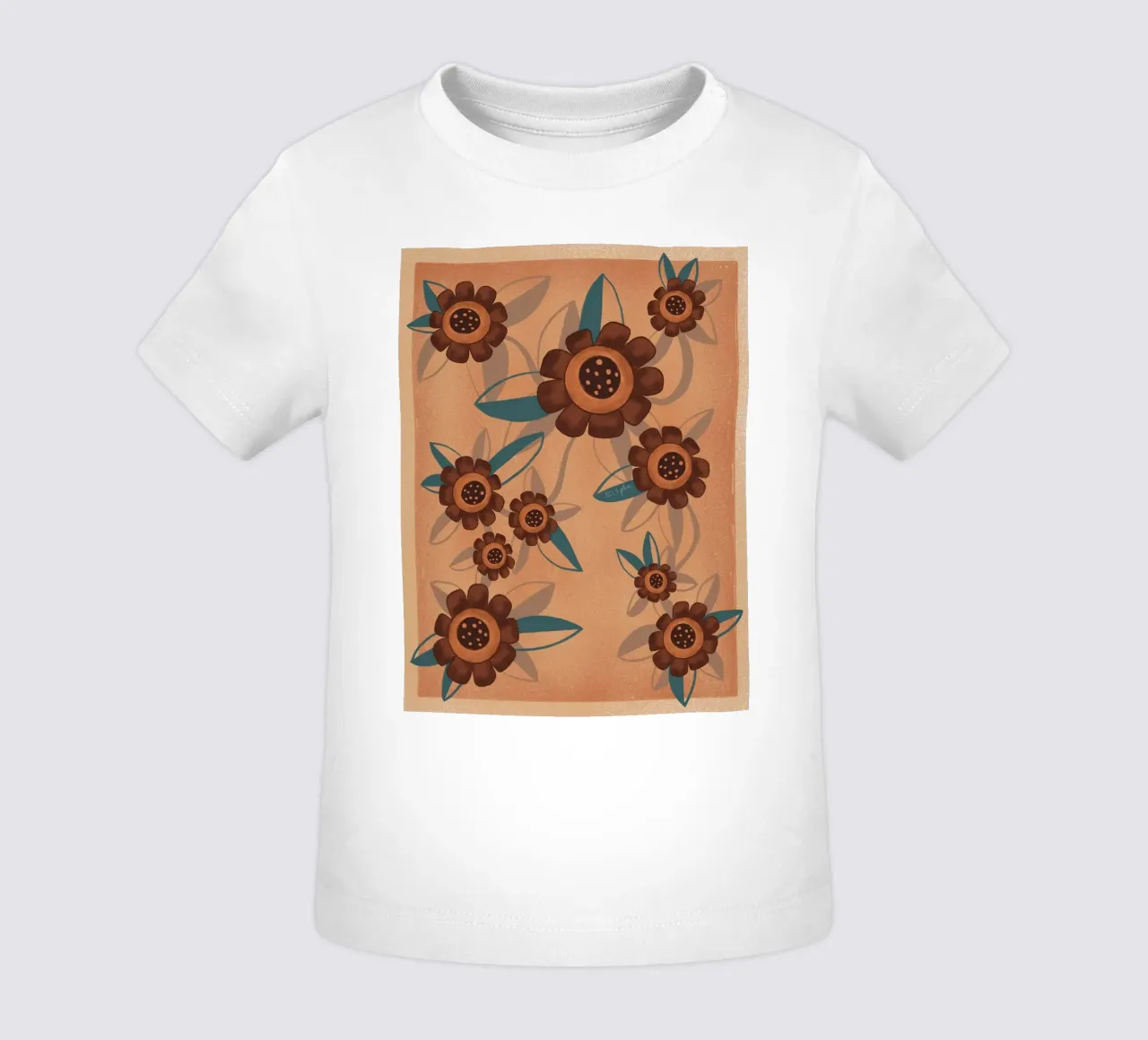 Flores y flores maglietta neonato da Beeeplan