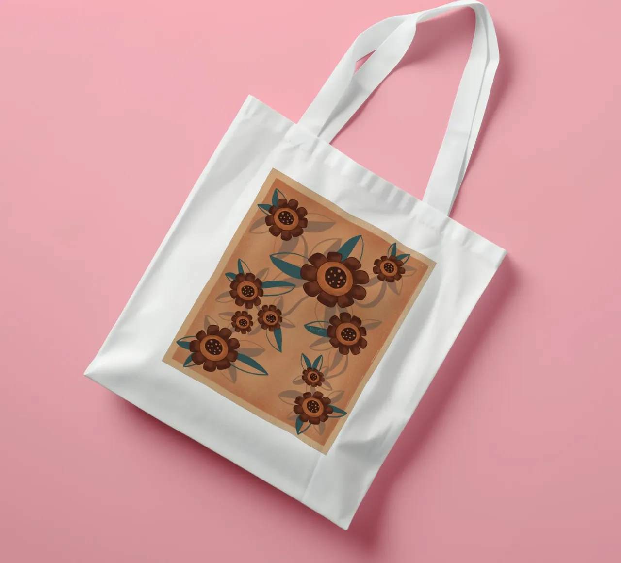 Flores y flores borsa in juta da Beeeplan