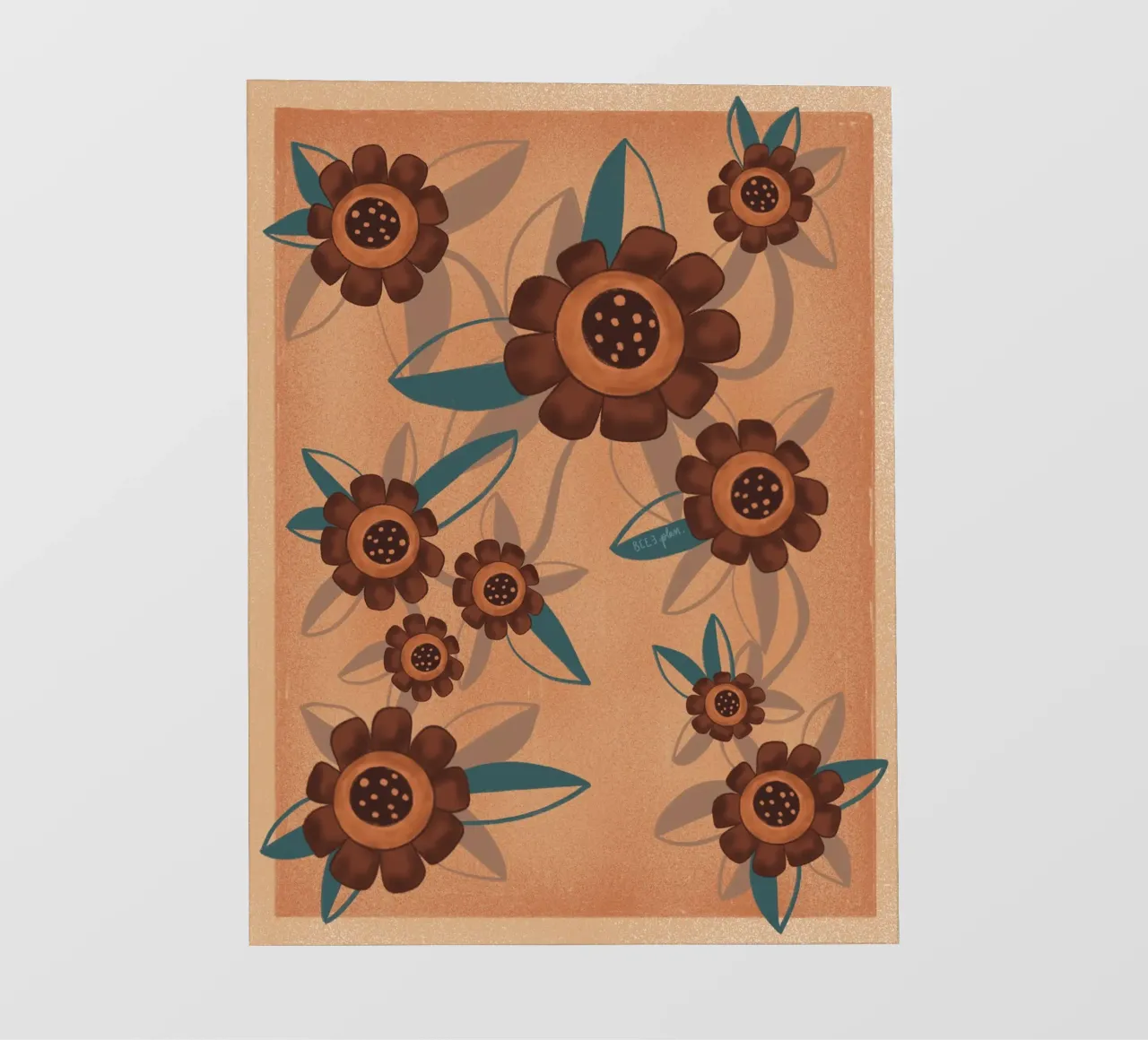 Flores y flores telo in pvc da Beeeplan