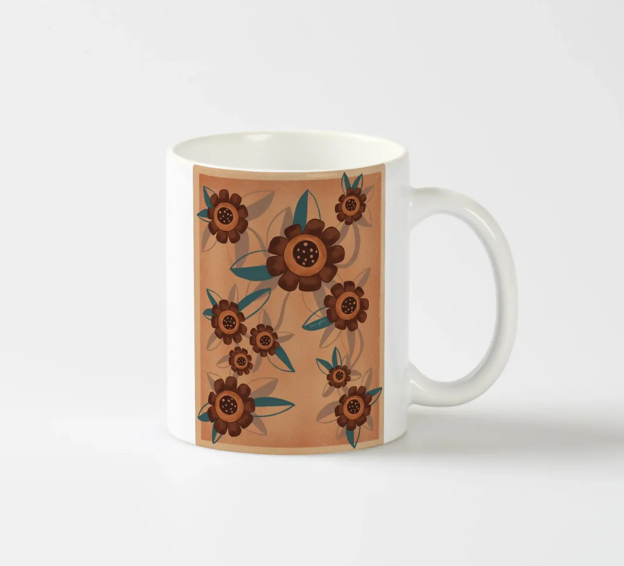 Flores y flores tazza in ceramica da Beeeplan