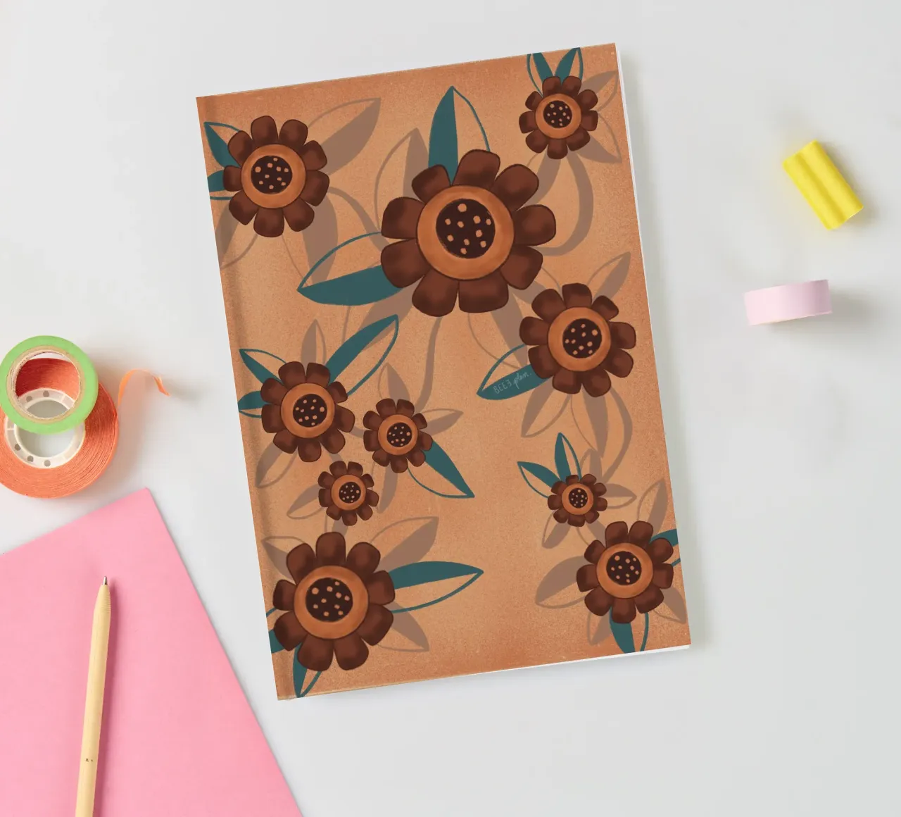 Flores y flores notebook by Beeeplan