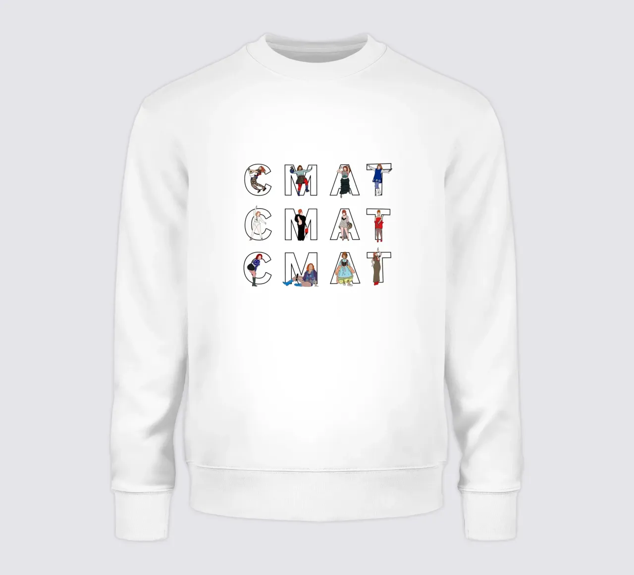 The Many Styles of CMAT felpa da Melty Shirts