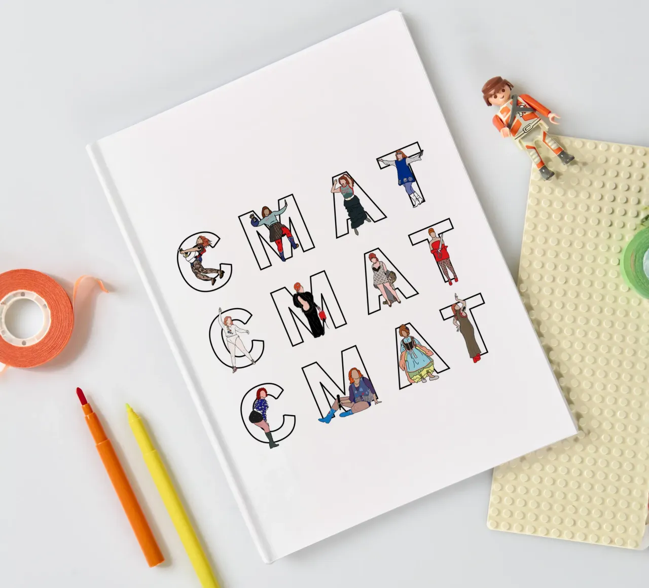 The Many Styles of CMAT notebook by Melty Shirts