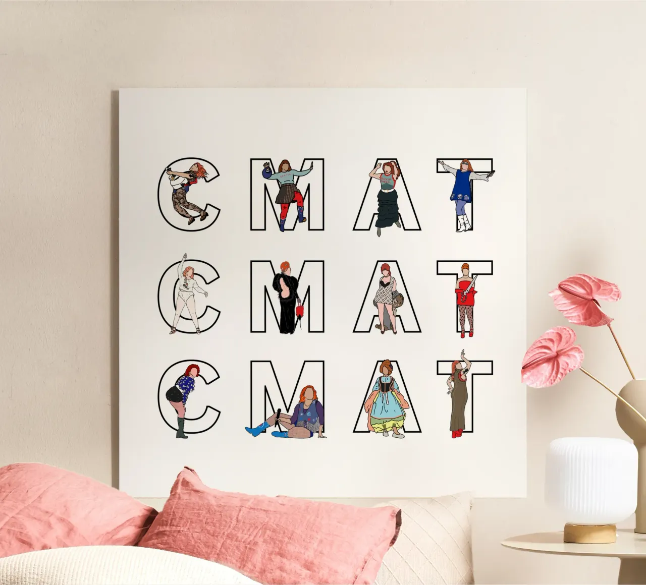 The Many Styles of CMAT plexiglass da Melty Shirts