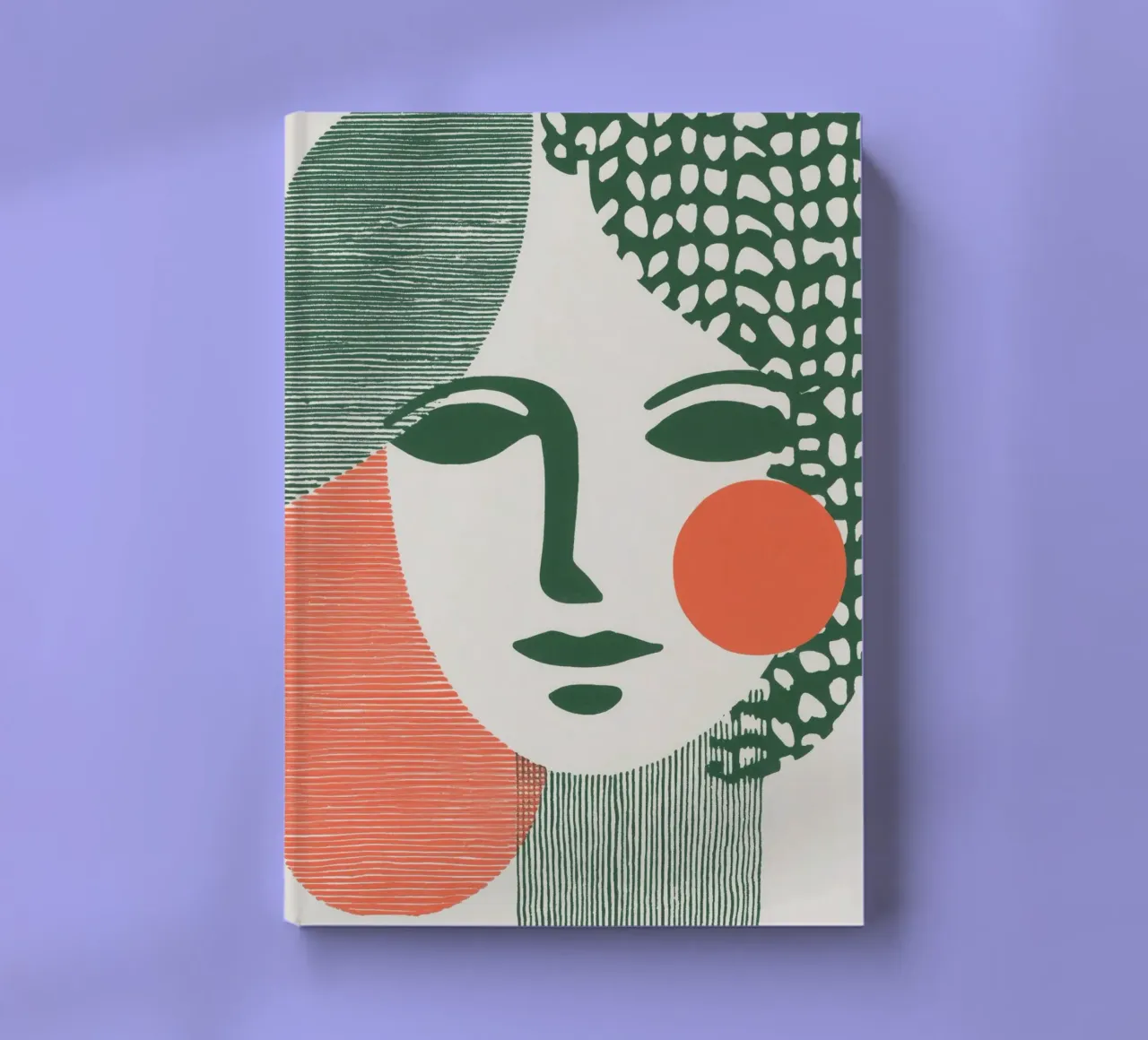 The face of modernity | Abstract lines and surfaces notebook by Autofocus