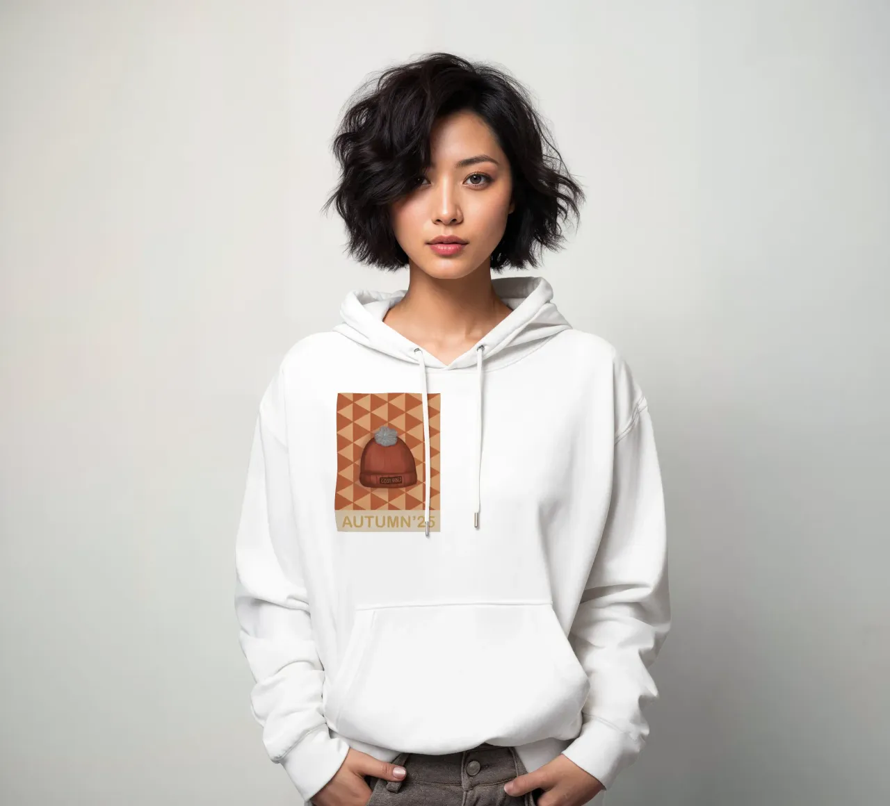 Cosy vibes felpa con cappuccio da Beeeplan