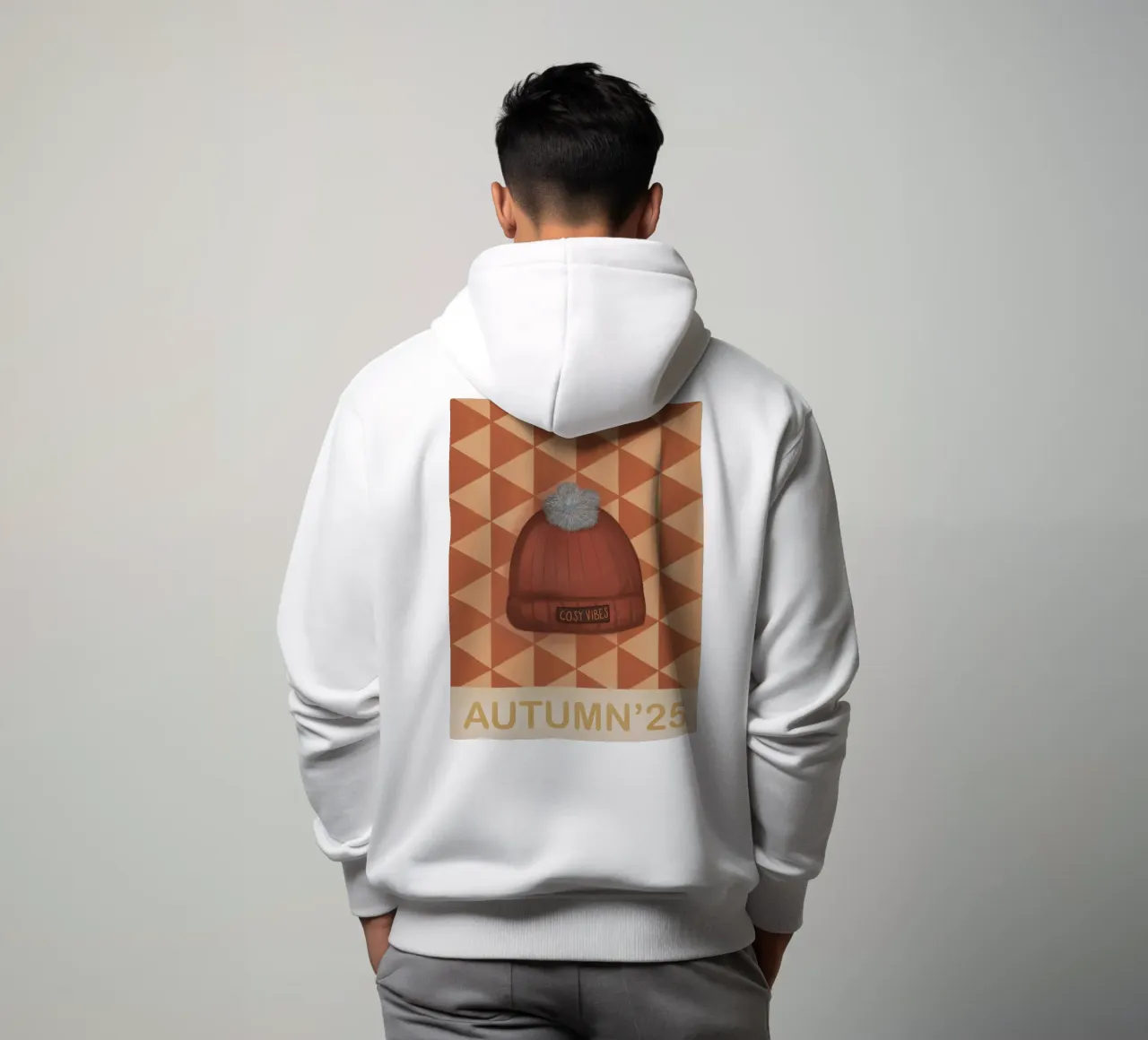 Cosy vibes felpa con cappuccio da Beeeplan