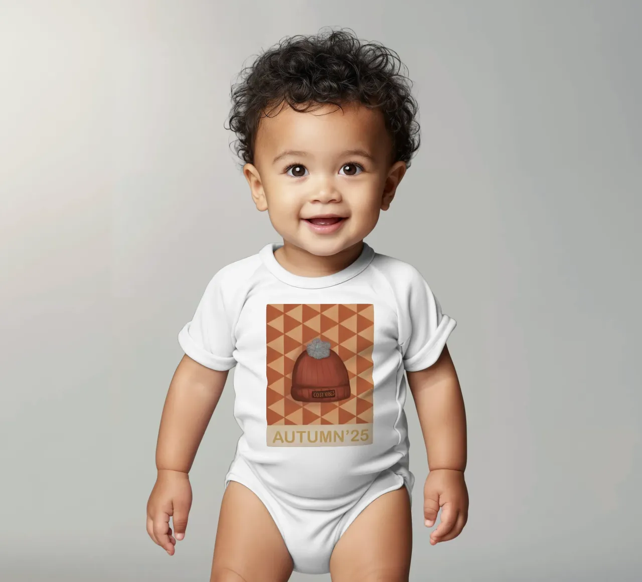Cosy vibes body neonato maniche corte da Beeeplan
