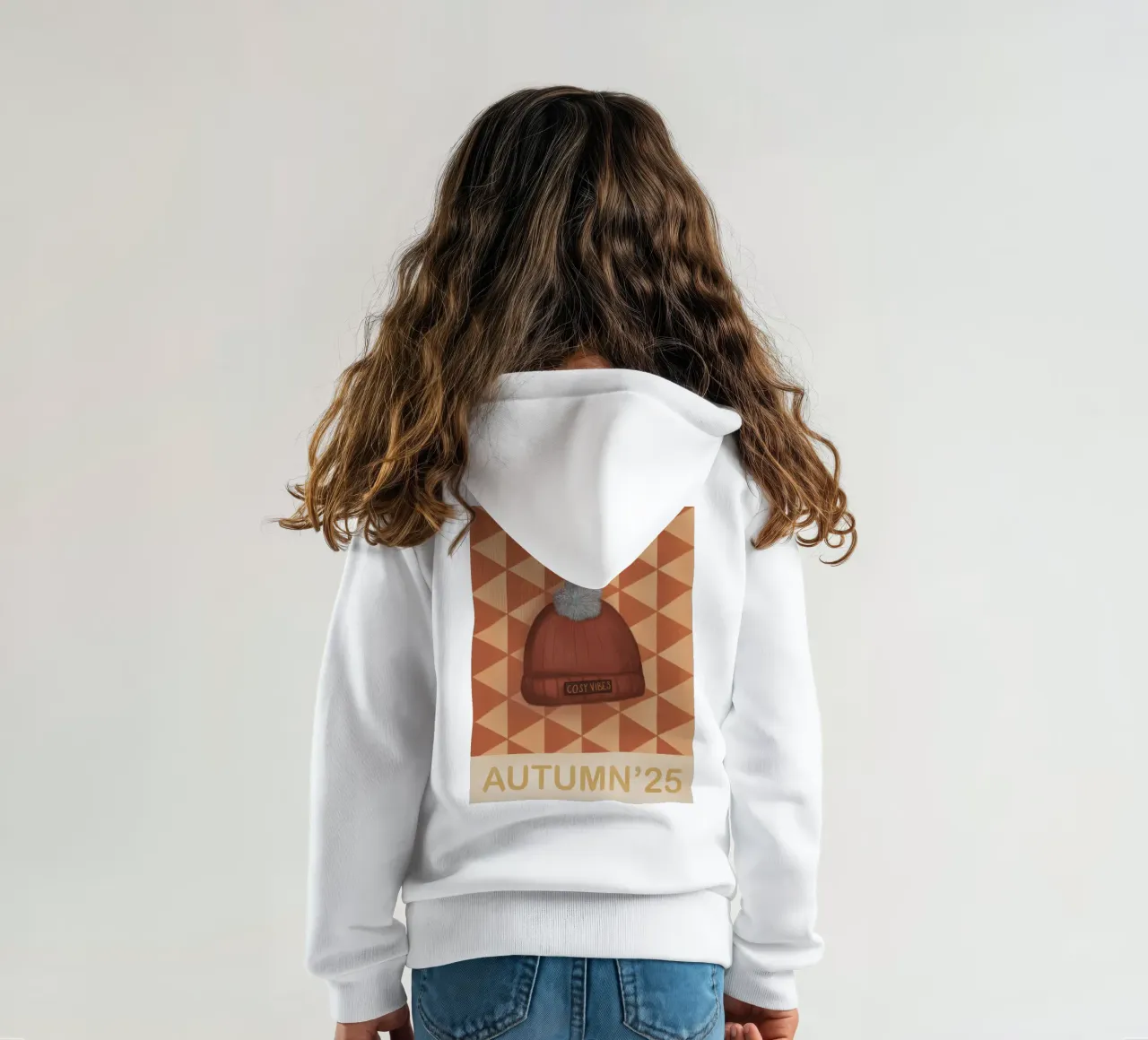 Cosy vibes felpa bambino con cappuccio da Beeeplan