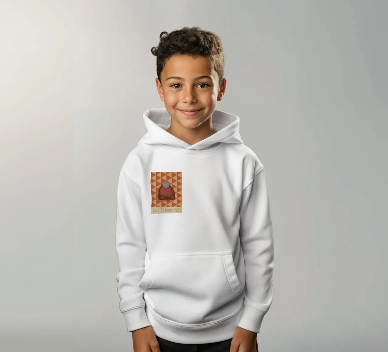 Cosy vibes felpa bambino con cappuccio da Beeeplan