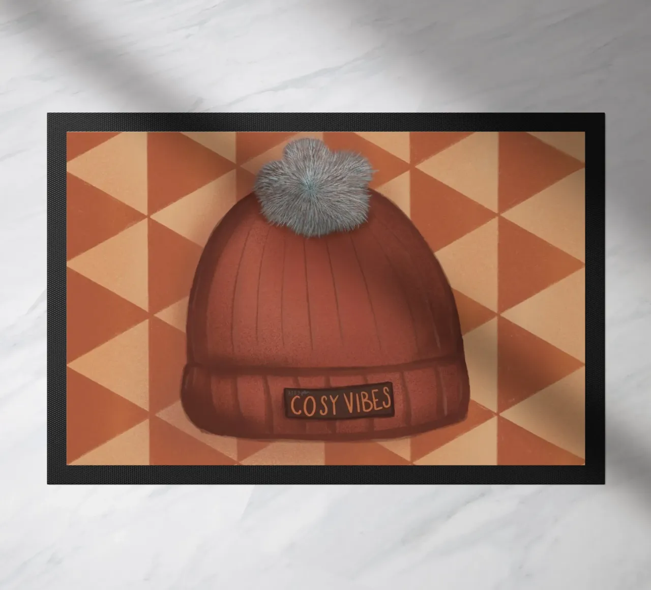 Cosy vibes doormat by Beeeplan