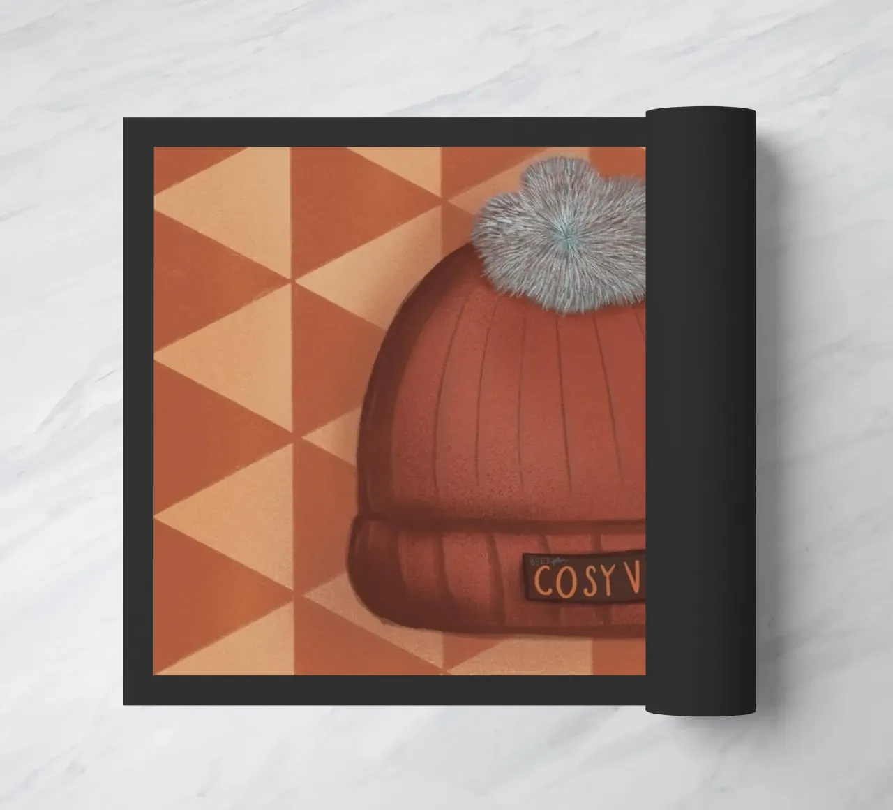 Cosy vibes doormat by Beeeplan