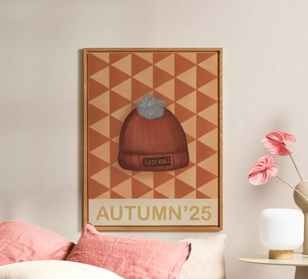 Cosy vibes alluminio dibond da Beeeplan