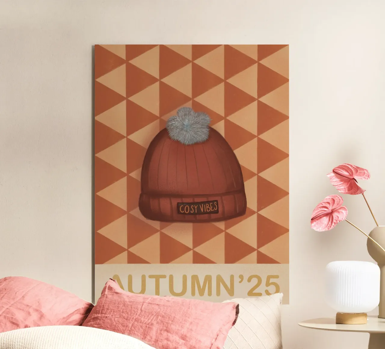 Cosy vibes alluminio dibond da Beeeplan