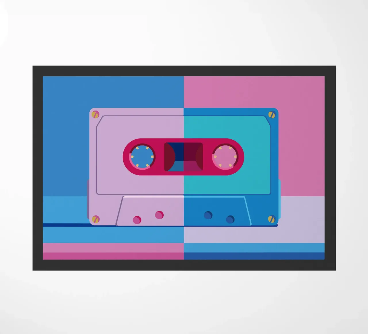 Musik Kassette Colorblocking zerbino da DARIA IVANOVNA
