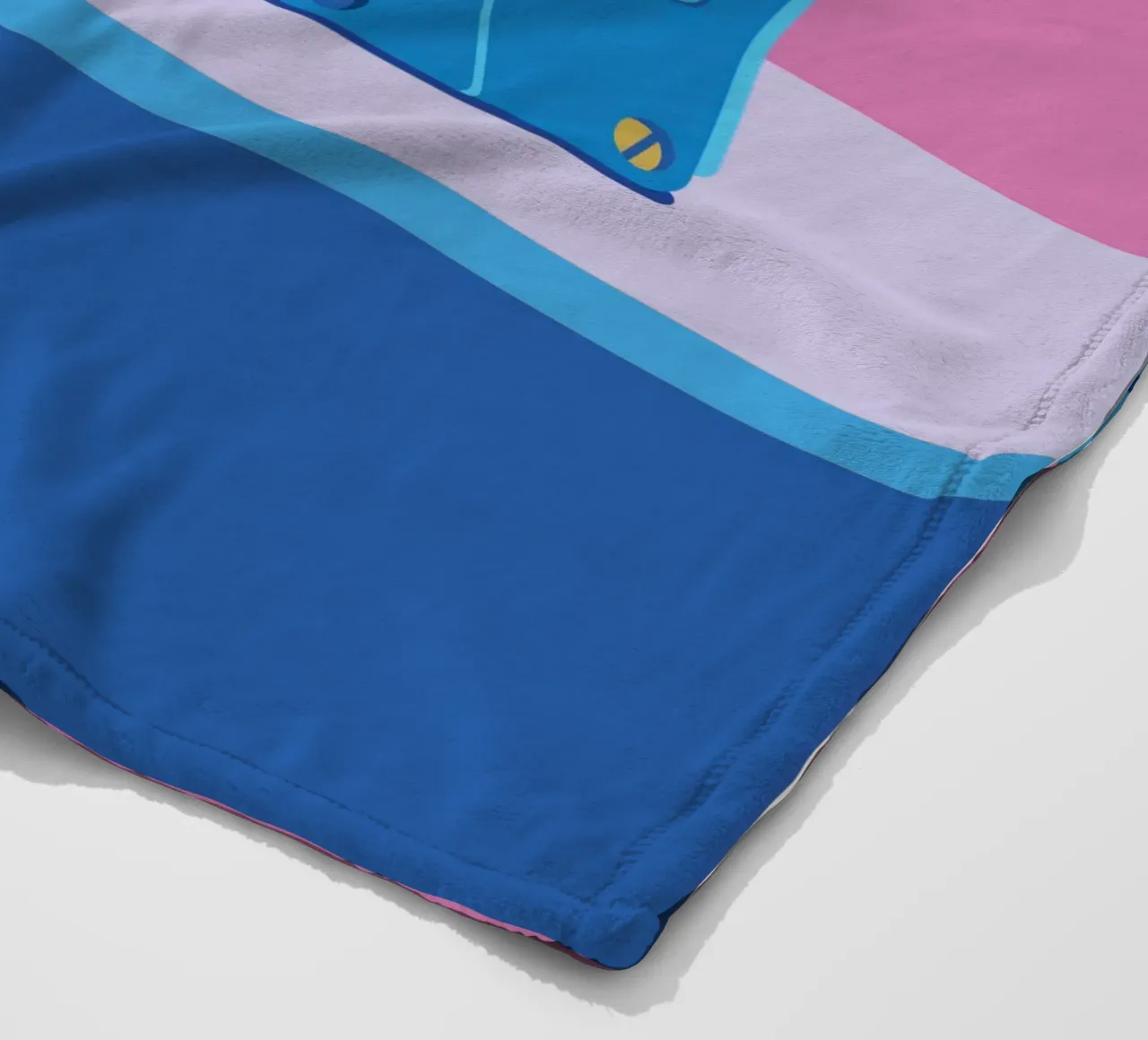Musik Kassette Colorblocking coperta in pile da DARIA IVANOVNA