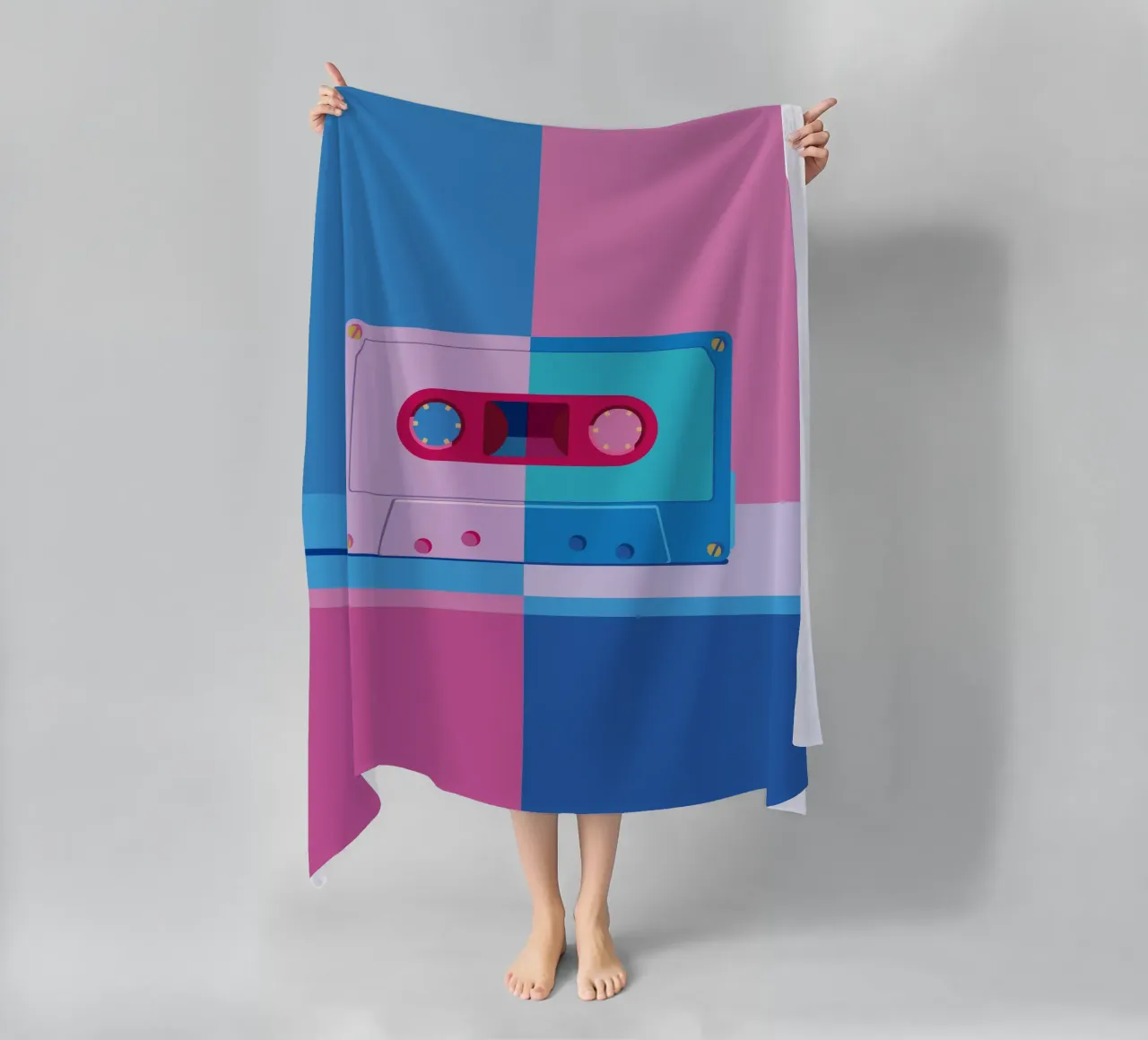 Musik Kassette Colorblocking telo mare da DARIA IVANOVNA