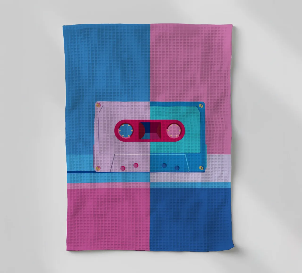 Musik Kassette Colorblocking canovaccio da cucina da DARIA IVANOVNA