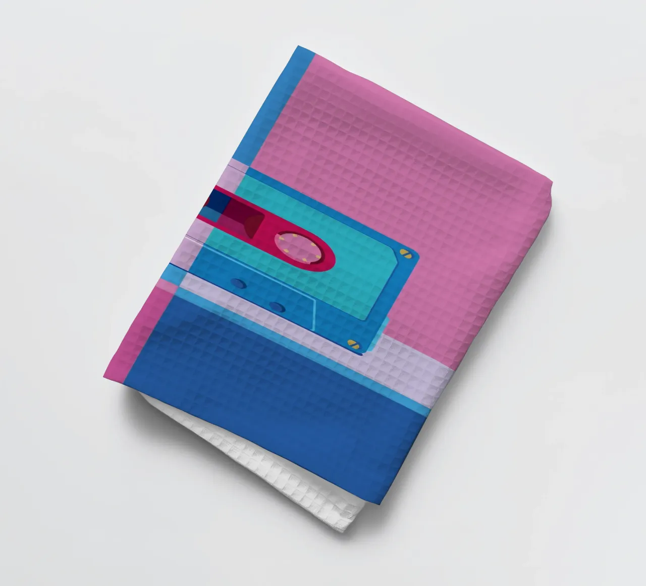 Musik Kassette Colorblocking canovaccio da cucina da DARIA IVANOVNA