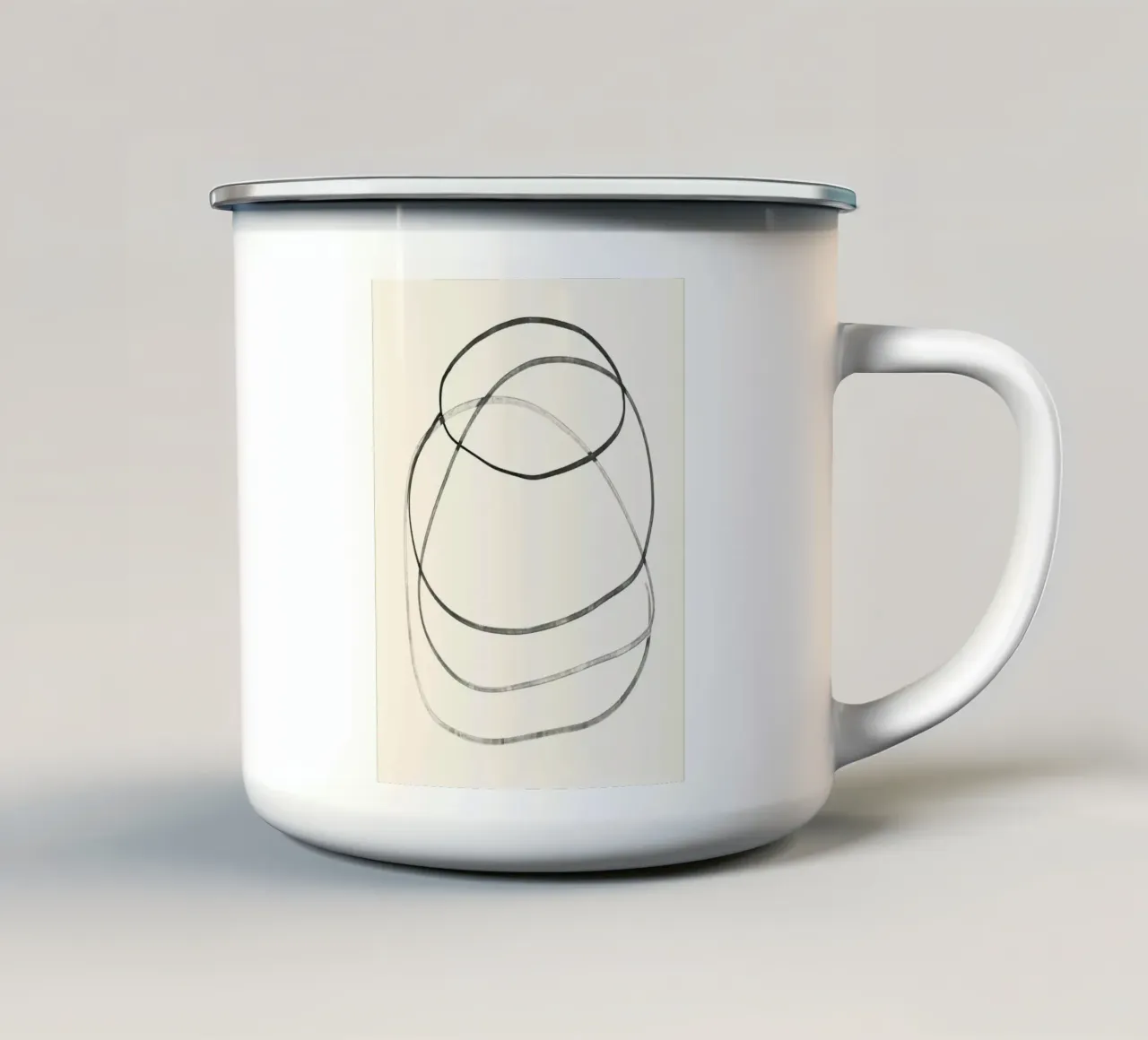 Traccia tazza in smalto da ThingDesign