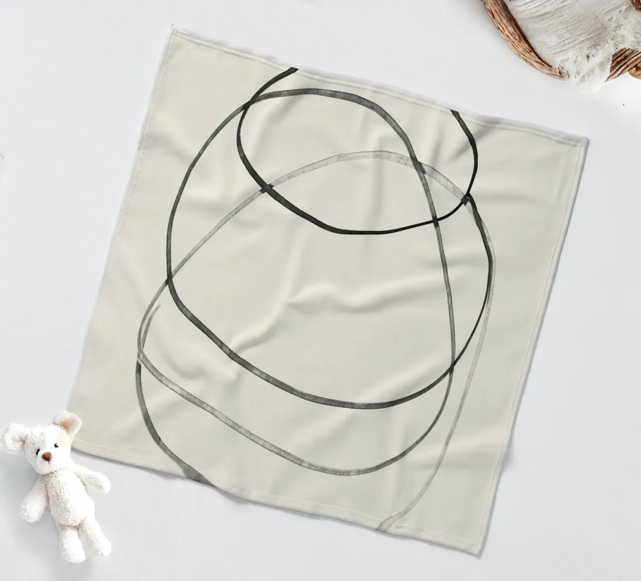 Trace fleece blanket by ThingDesign