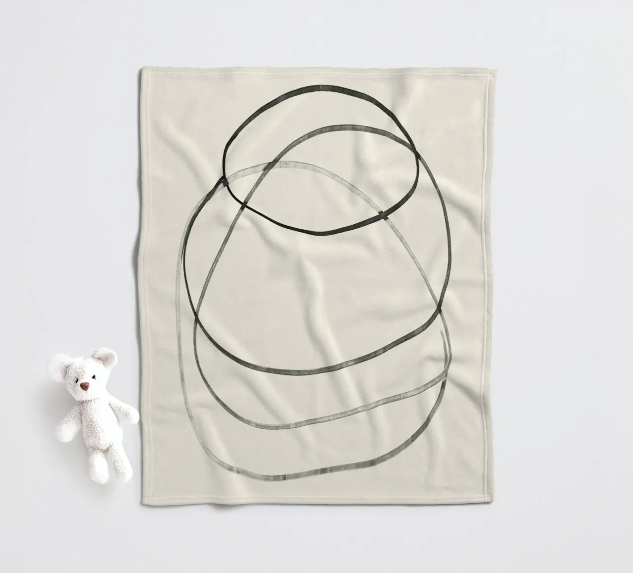Trace fleece blanket by ThingDesign