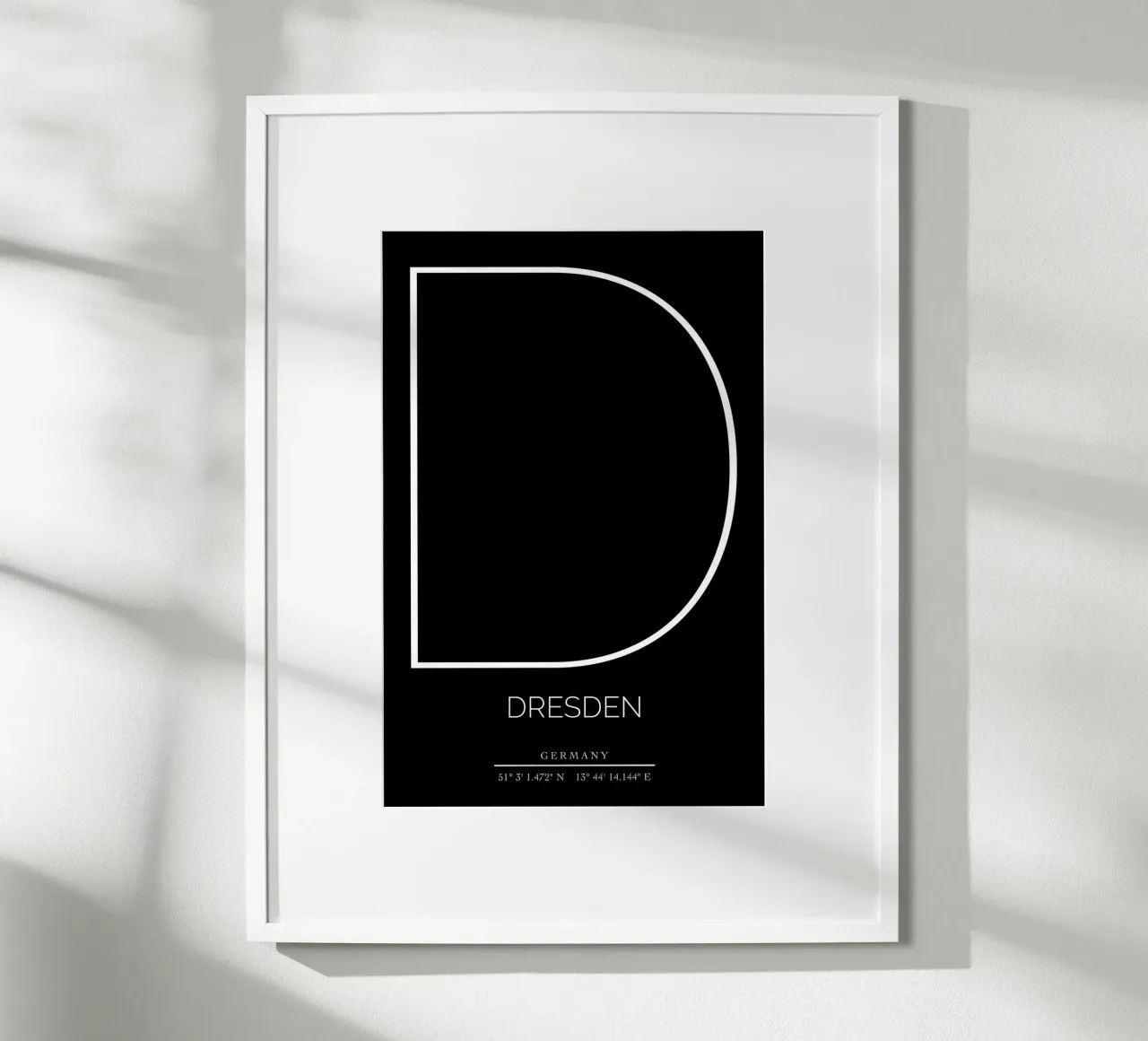 DRESDEN -  black poster da CityLights