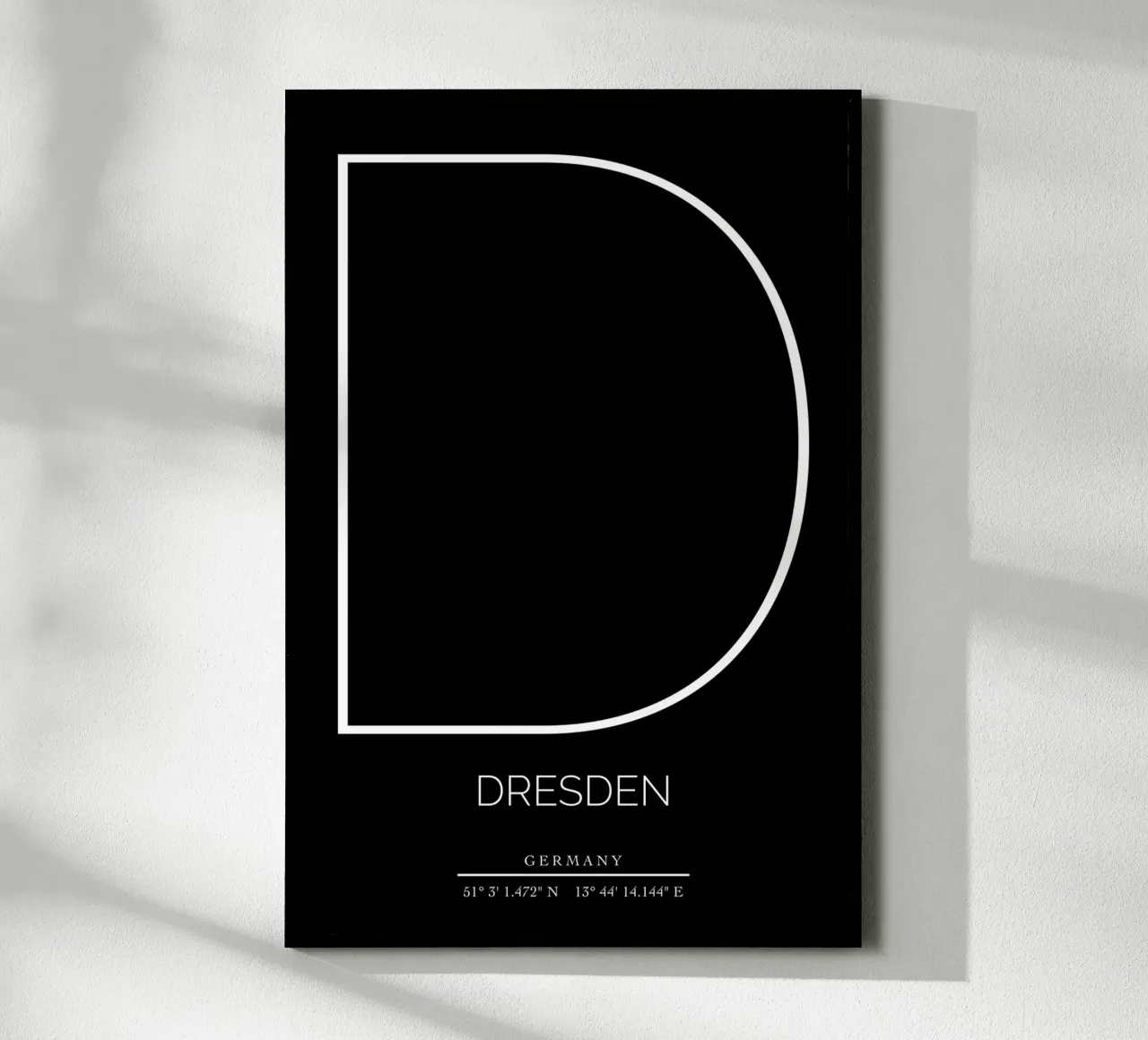 DRESDEN -  black poster da CityLights