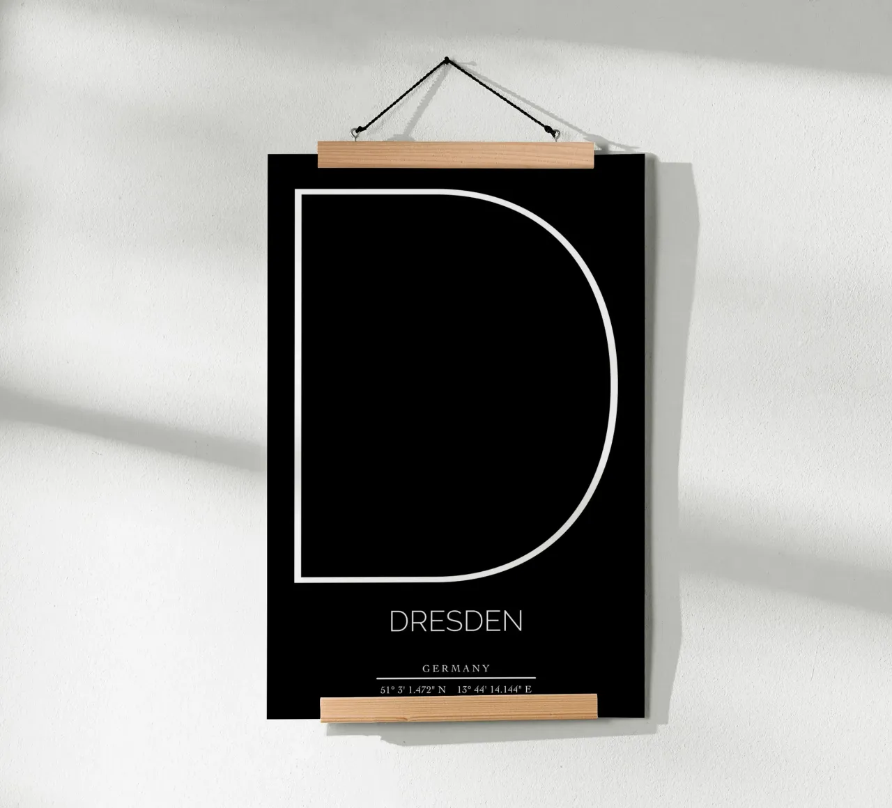 DRESDEN - black poster da CityLights