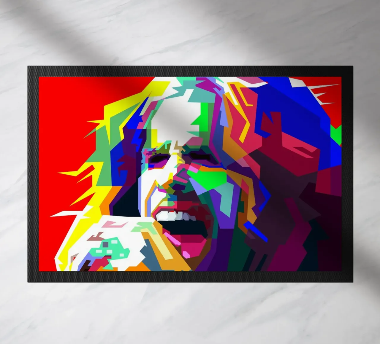Steven Tyler cantante degli Aerosmith Arte WPAP zerbino da Artkreator