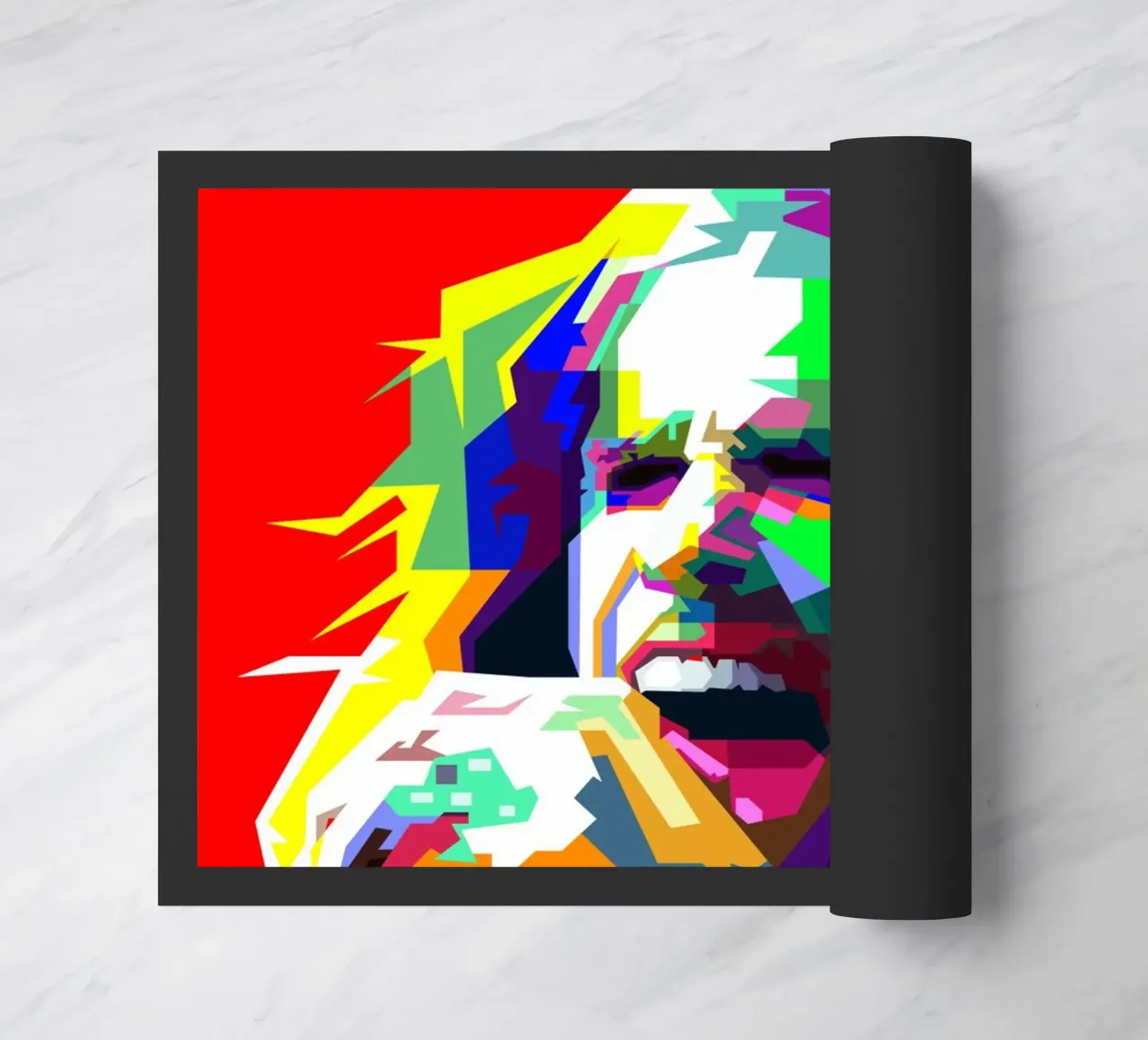 Steven Tyler cantante degli Aerosmith Arte WPAP zerbino da Artkreator