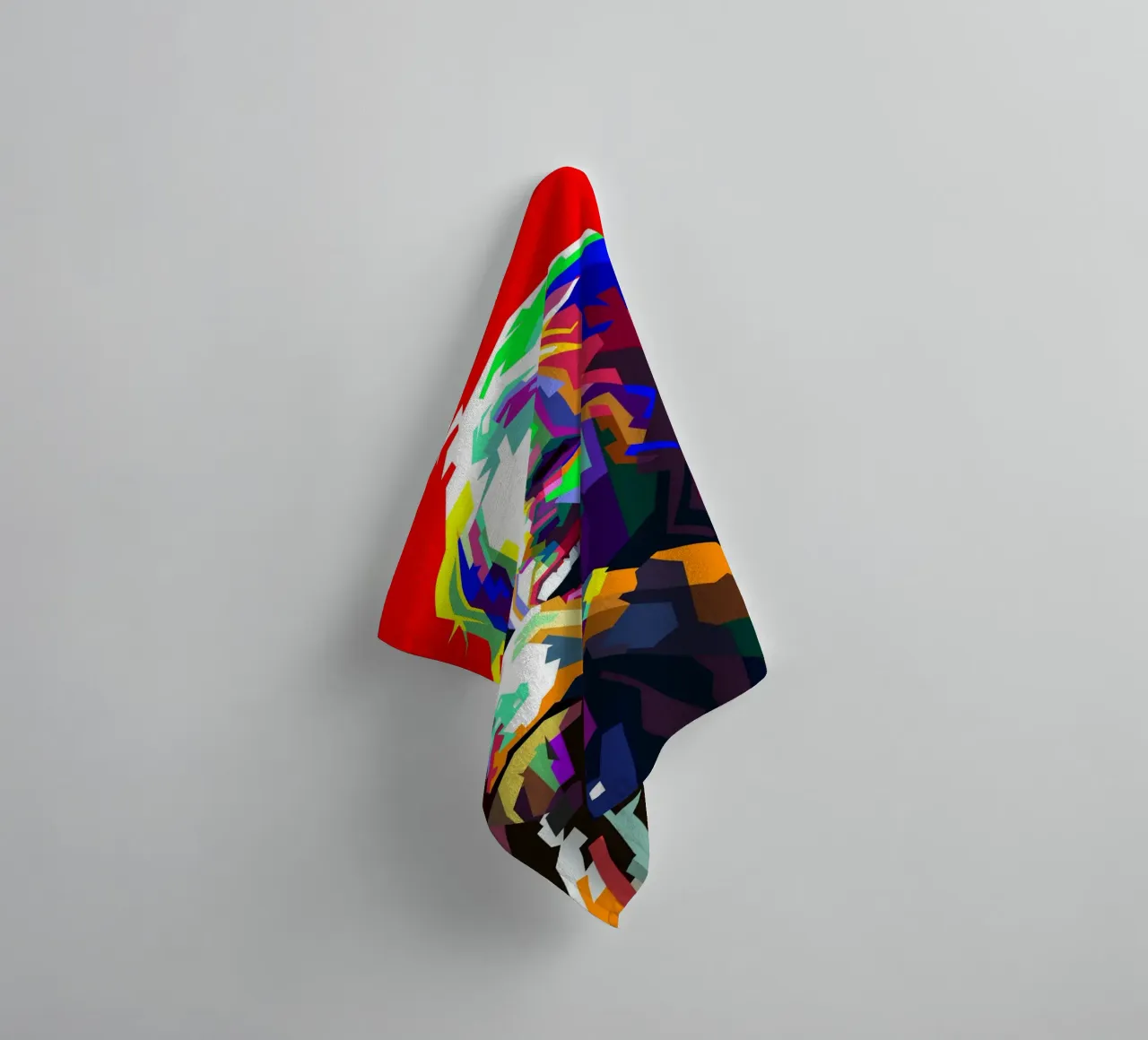 Steven Tyler Aerosmith Singer Art WPAP towel by Artkreator
