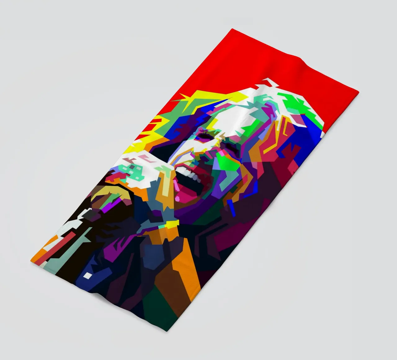 Steven Tyler cantante degli Aerosmith Arte WPAP telo mare da Artkreator