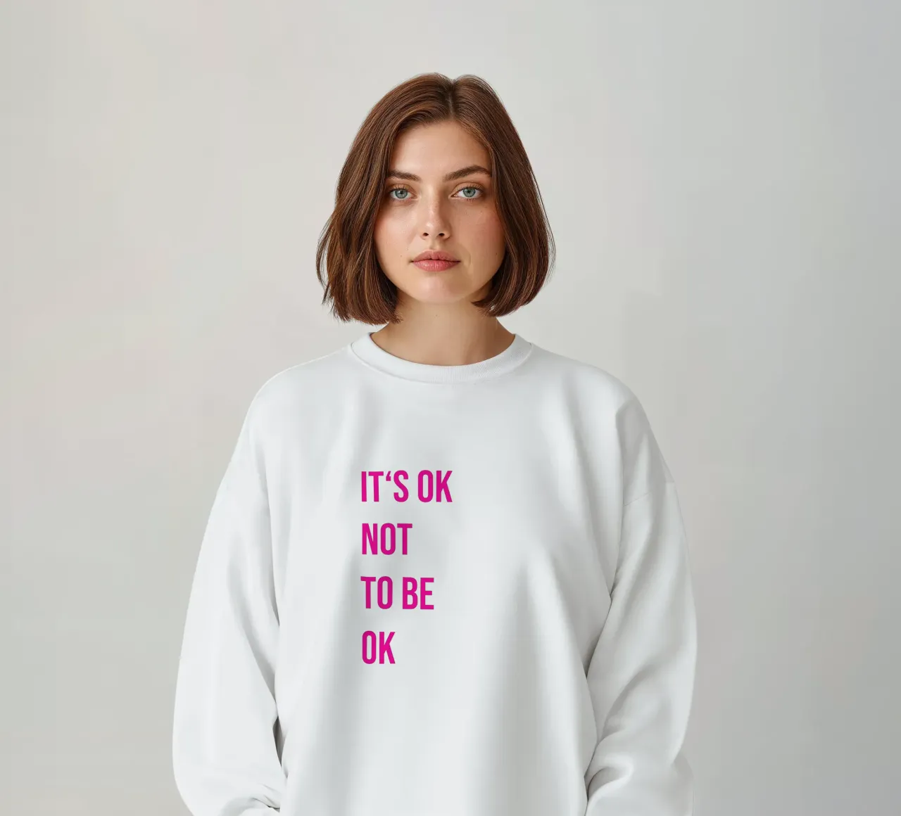 It‘s ok not to be ok (in 4 Farben erhältlich) felpa da FRICKE DESIGN