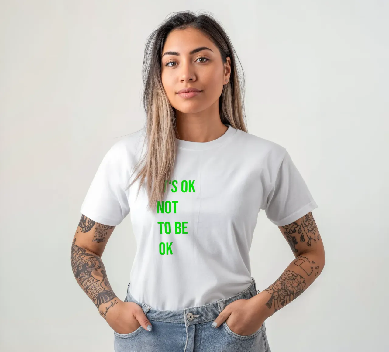It‘s ok not to be ok (in 4 Farben erhältlich) t-shirt da FRICKE DESIGN
