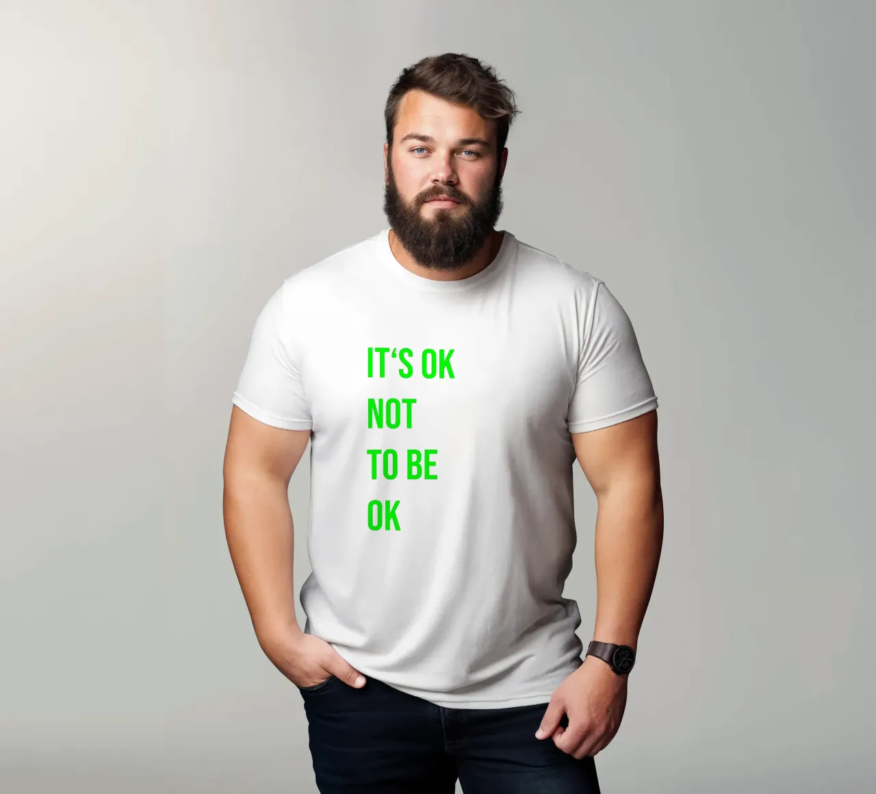 It‘s ok not to be ok (in 4 Farben erhältlich) t-shirt da FRICKE DESIGN