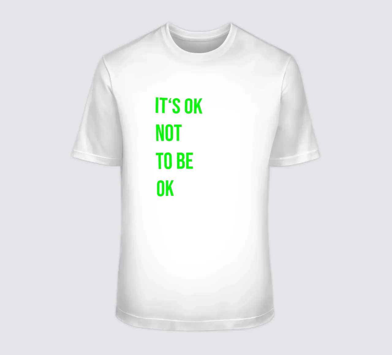 It‘s ok not to be ok (in 4 Farben erhältlich) t-shirt da FRICKE DESIGN