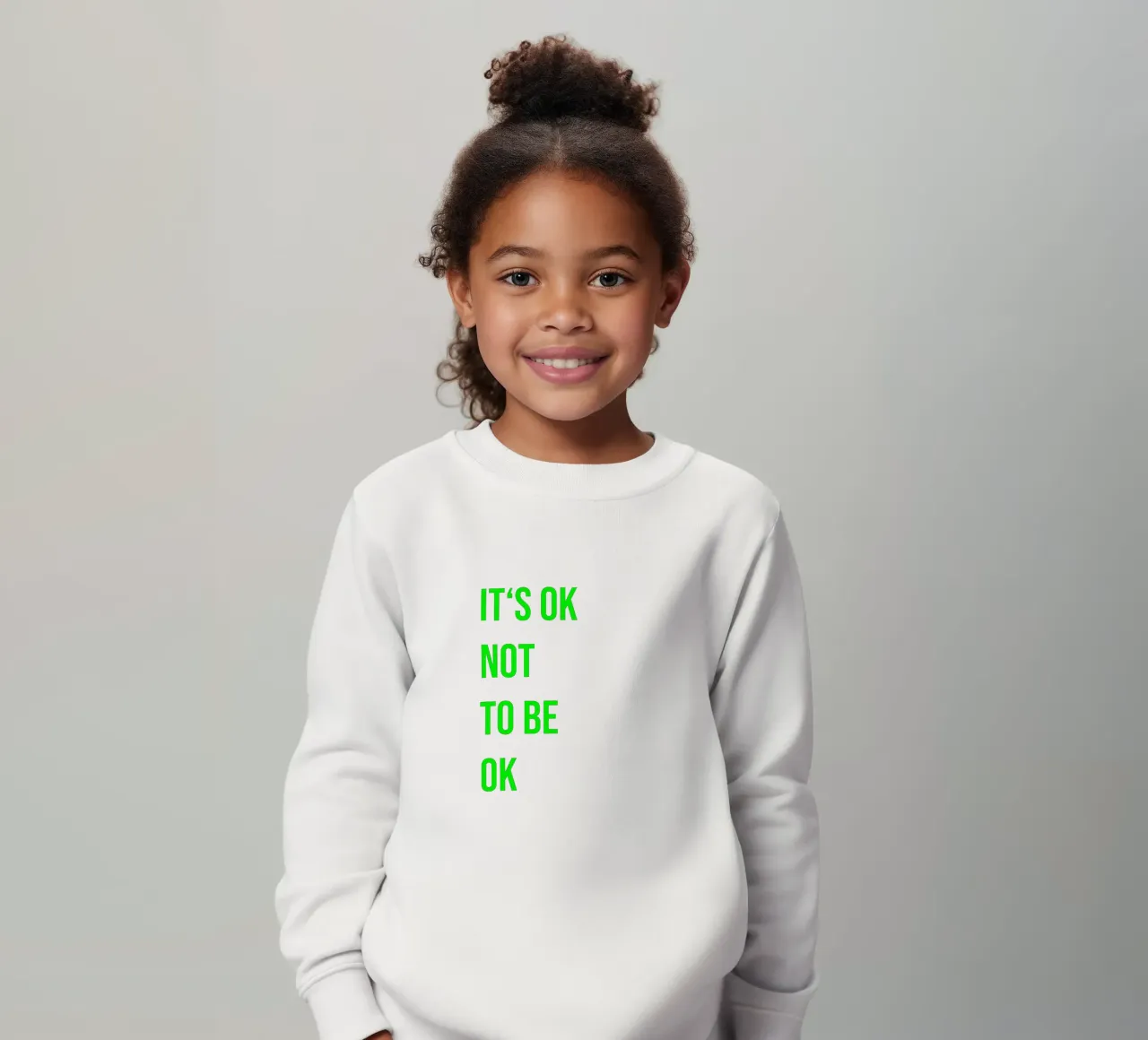 It‘s ok not to be ok (in 4 Farben erhältlich) felpa bambino da FRICKE DESIGN