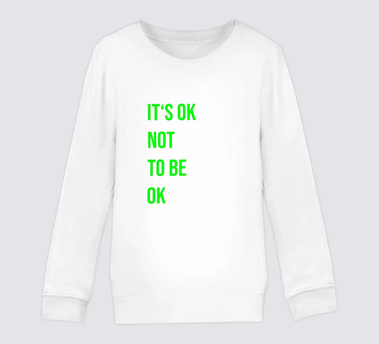 It‘s ok not to be ok (in 4 Farben erhältlich) felpa bambino da FRICKE DESIGN