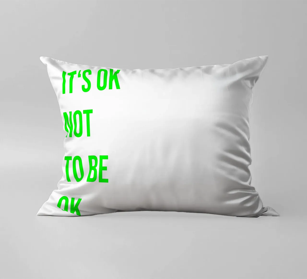 It‘s ok not to be ok (in 4 Farben erhältlich) cuscino da FRICKE DESIGN