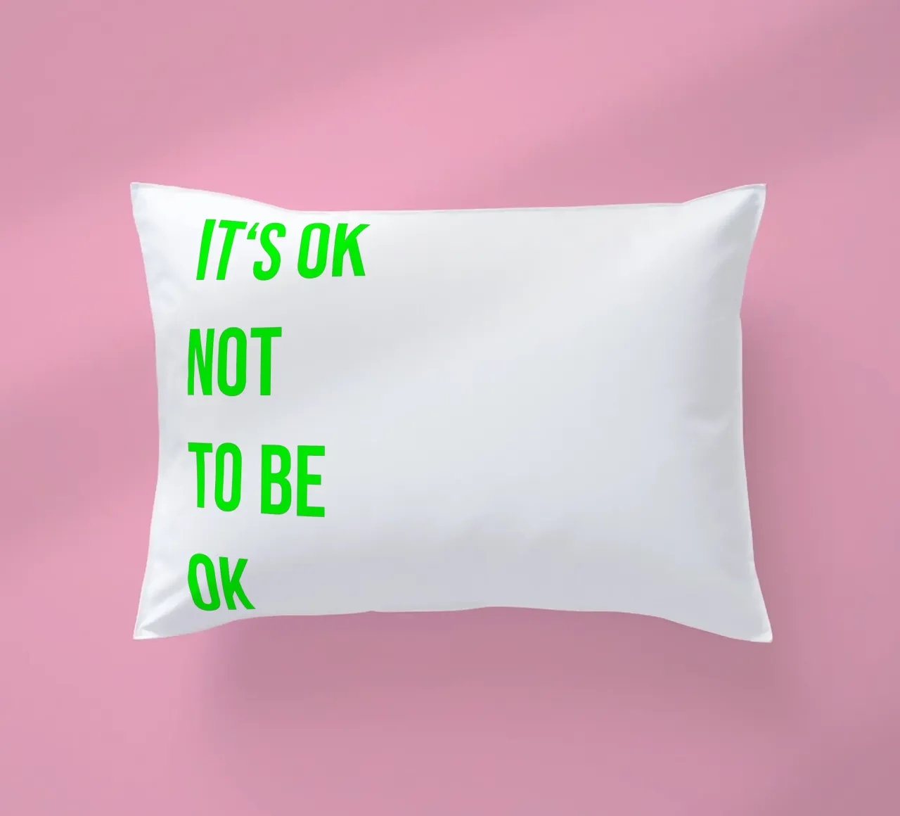 It‘s ok not to be ok (in 4 Farben erhältlich) cuscino da FRICKE DESIGN