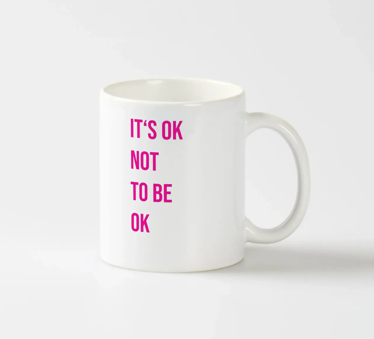 It‘s ok not to be ok (in 4 Farben erhältlich) tazza in ceramica da FRICKE DESIGN