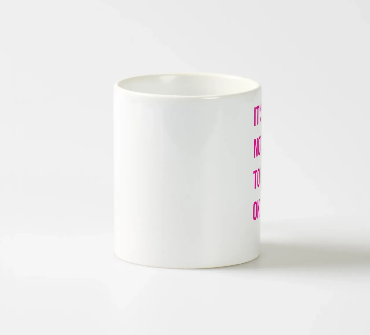 It‘s ok not to be ok (in 4 Farben erhältlich) tazza in ceramica da FRICKE DESIGN