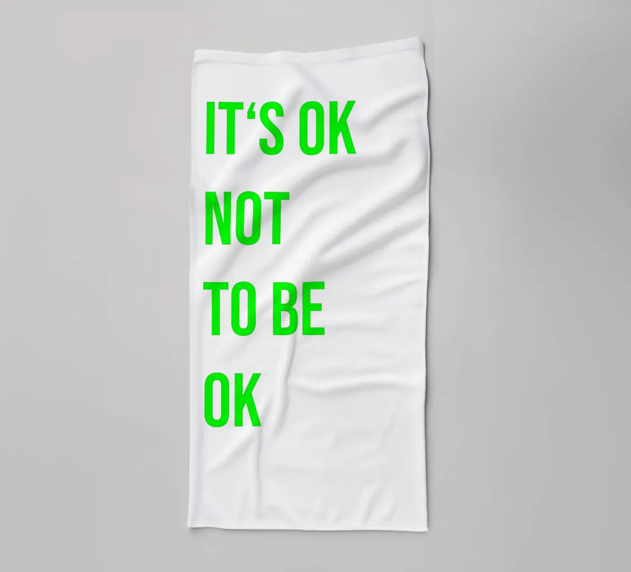 It‘s ok not to be ok (in 4 Farben erhältlich) asciugamano da bagno da FRICKE DESIGN