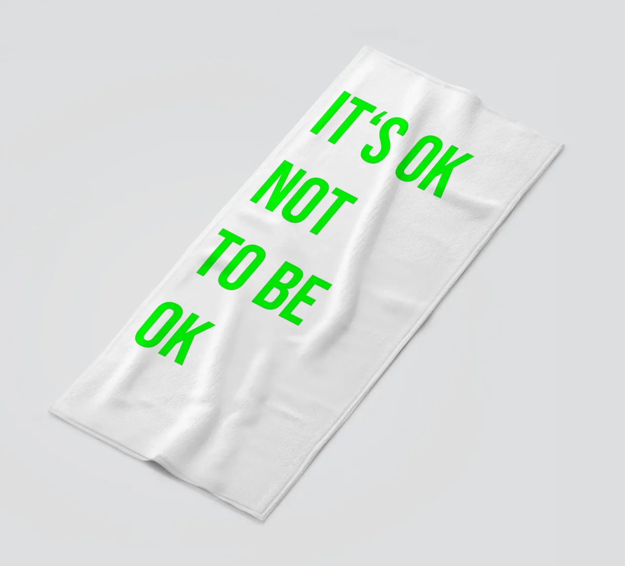It‘s ok not to be ok (in 4 Farben erhältlich) telo mare da FRICKE DESIGN