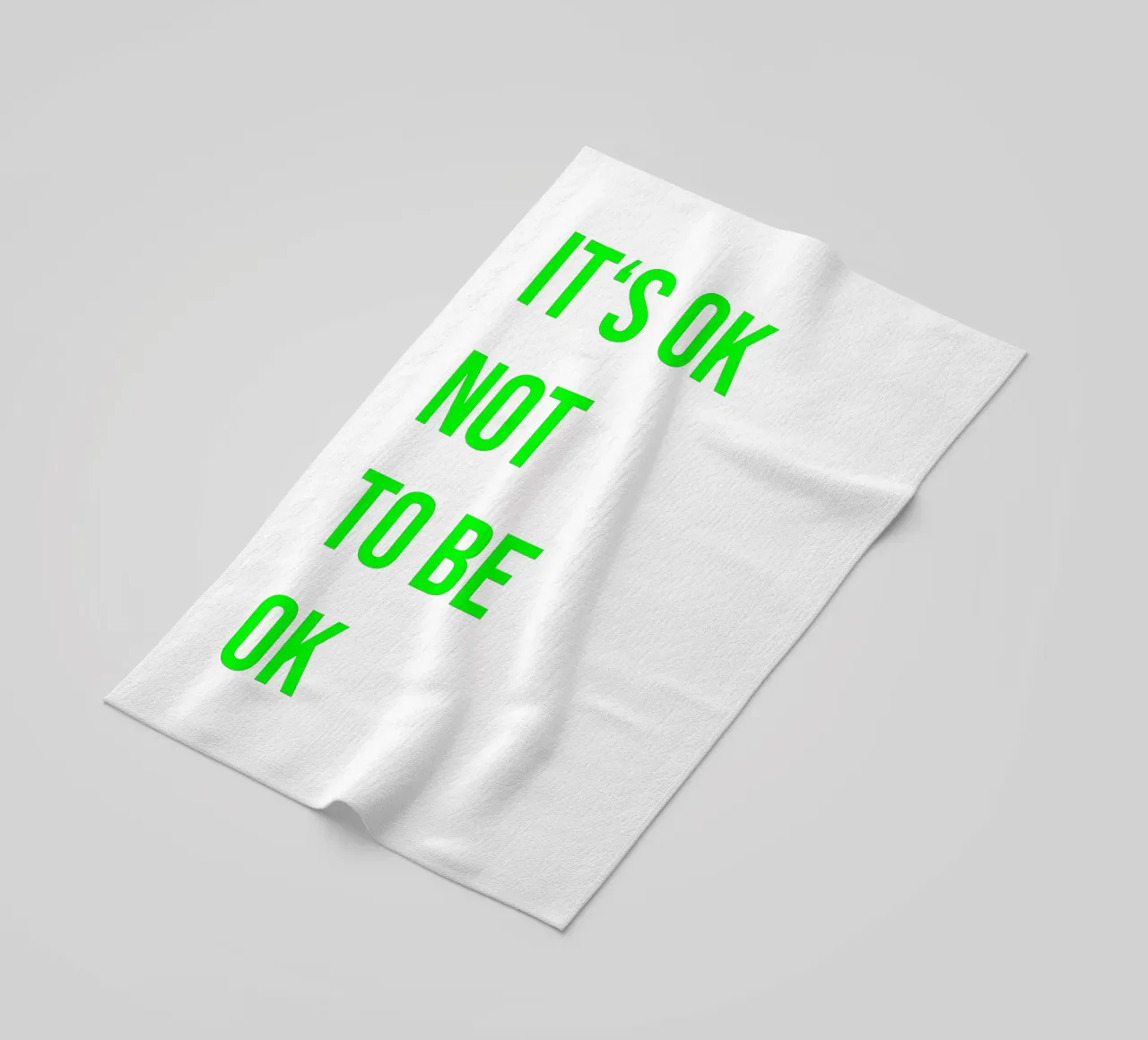 It‘s ok not to be ok (in 4 Farben erhältlich) telo mare da FRICKE DESIGN