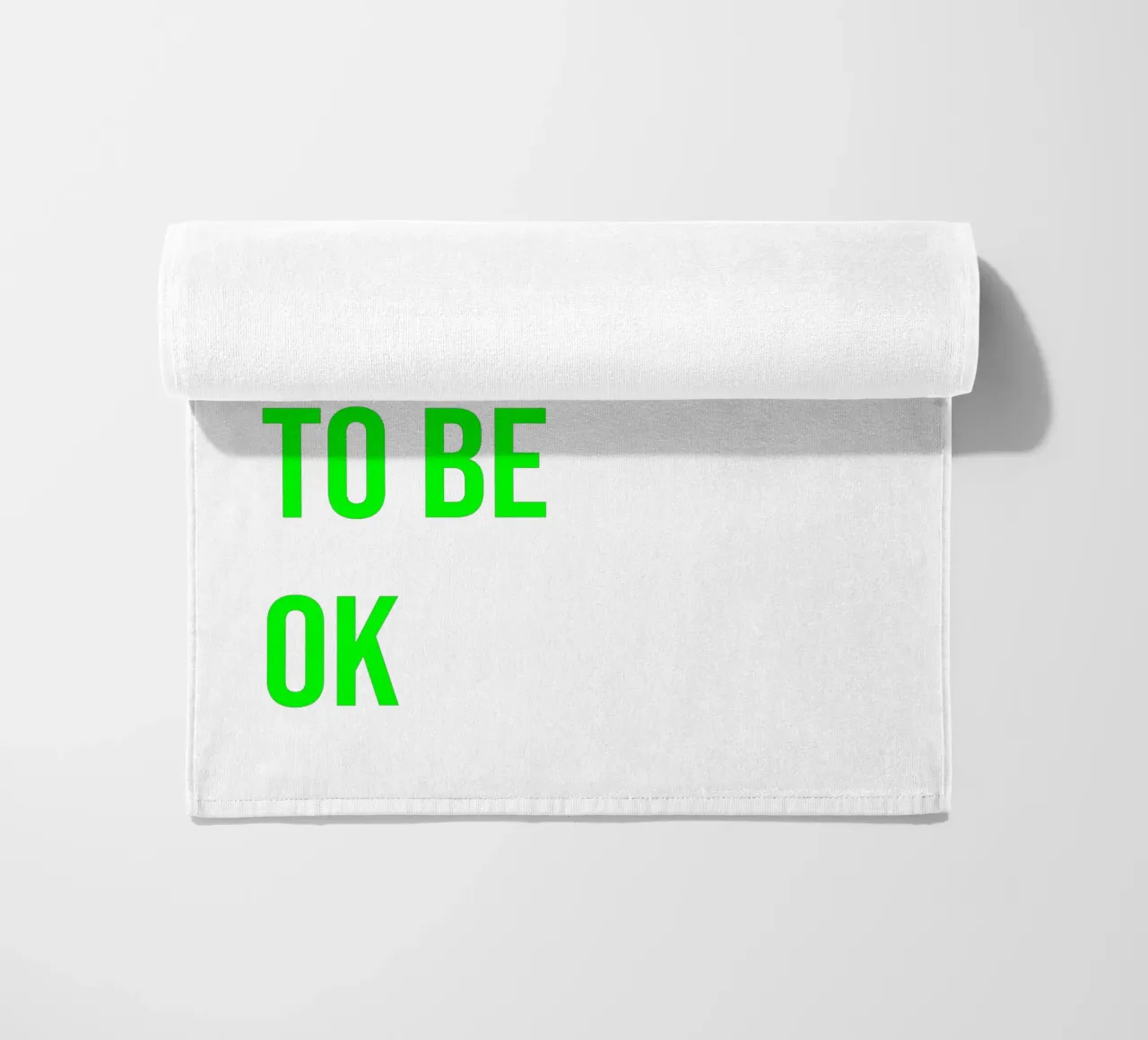 It‘s ok not to be ok (in 4 Farben erhältlich) telo mare da FRICKE DESIGN