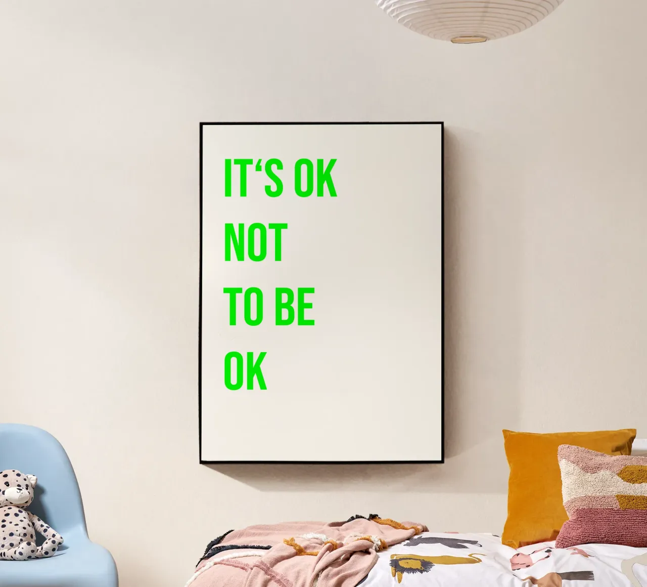 It‘s ok not to be ok (in 4 Farben erhältlich) plexiglass da FRICKE DESIGN